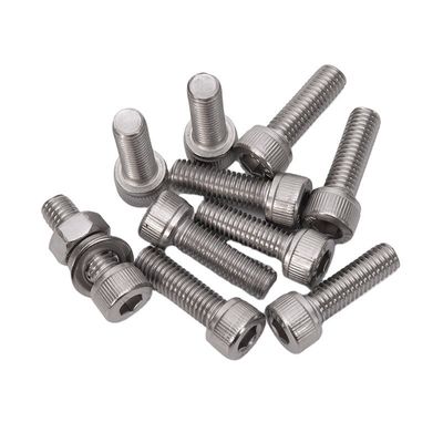 Aço inoxidável M2 M2.5 M3 M4 M5 M6 M8 M10 M12 M14 M16 Grau 12.9 Óxido negro Allen parafusos Hex Socket Cap cabeça parafusos INCH