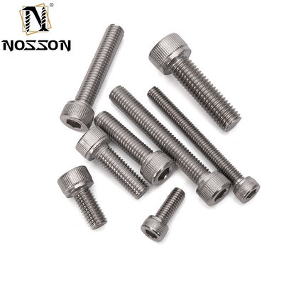Aço inoxidável M2 M2.5 M3 M4 M5 M6 M8 M10 M12 M14 M16 Grau 12.9 Óxido negro Allen parafusos Hex Socket Cap cabeça parafusos INCH