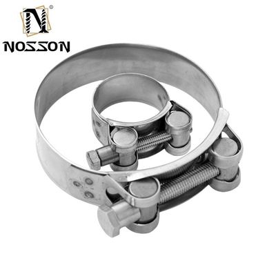 Grade industrial JIS Standard Solid Robust Heavy Duty Hose Clamp com revestimento de zinco