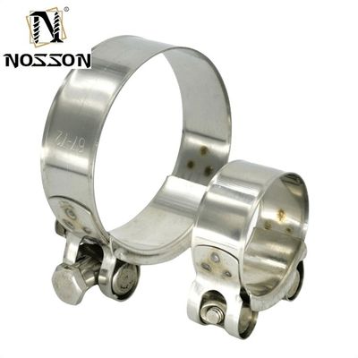 Grade industrial JIS Standard Solid Robust Heavy Duty Hose Clamp com revestimento de zinco