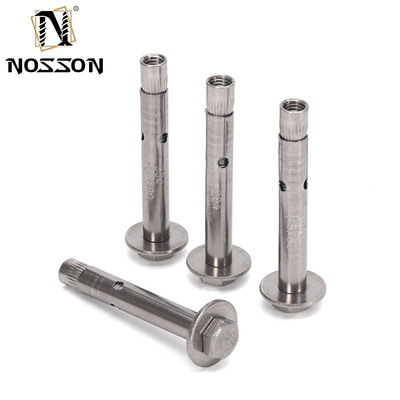 Aço inoxidável cabeça hexagonal de betão para ancoragem parafusos M6M8M10M12 Capacidade 700 azul diâmetro 5/16IN TiCN