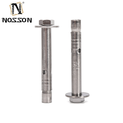 Aço inoxidável cabeça hexagonal de betão para ancoragem parafusos M6M8M10M12 Capacidade 700 azul diâmetro 5/16IN TiCN
