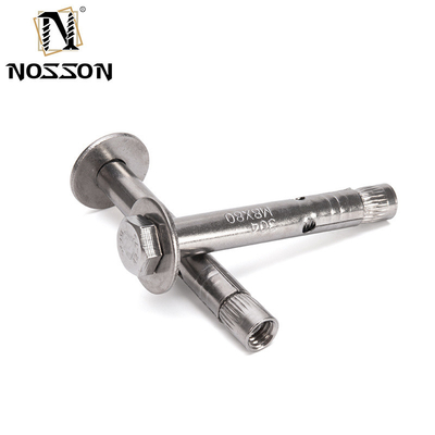 Aço inoxidável cabeça hexagonal de betão para ancoragem parafusos M6M8M10M12 Capacidade 700 azul diâmetro 5/16IN TiCN