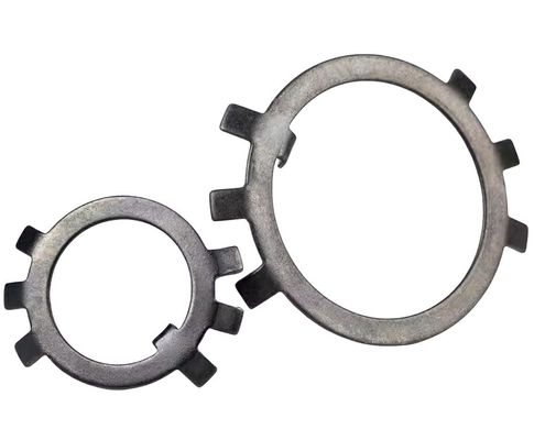 Finitura preta ANSI/ASME Padrão M10-M200 Split Style aço inoxidável seis mandíbulas Check Washers Half Shaft Lock para nozes redondas
