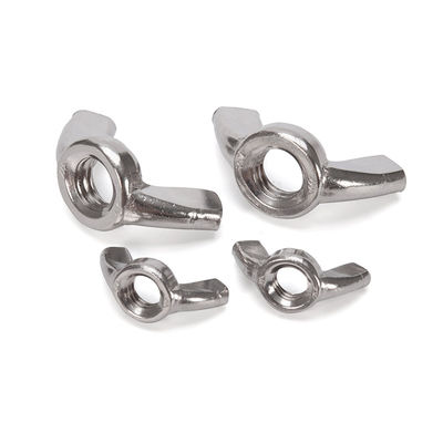 Aço inoxidável 304/316 Nozes de borboleta de asa com acabamento galvanizado Sistema de medição métrico padrão JIS Durável