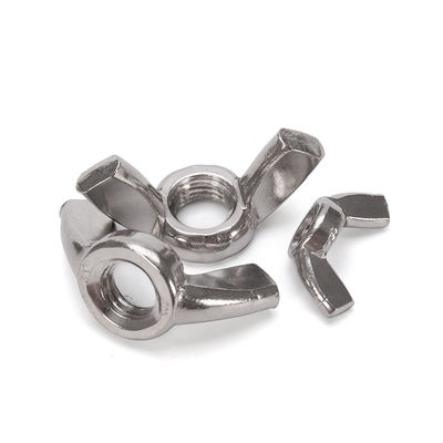 ISO padrão de óxido negro acabamento galvanizado nozes borboleta fundição de precisão de aço carbono aço inoxidável fechamento de asa de nozes para durável