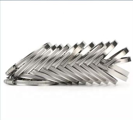 ANSI/ASME Standard Slotted Head Screw Hose Clamps para parafusos pesados do tipo alemão e customization ODM de aço inoxidável