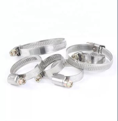 ANSI/ASME Standard Slotted Head Screw Hose Clamps para parafusos pesados do tipo alemão e customization ODM de aço inoxidável