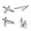 Brass M6 M8 M10 M12 M14 M16 M20 M24 Stud Bolts 304 aço inoxidável Rodas de fio de cabeça dupla Metric Standard Double Head Screw