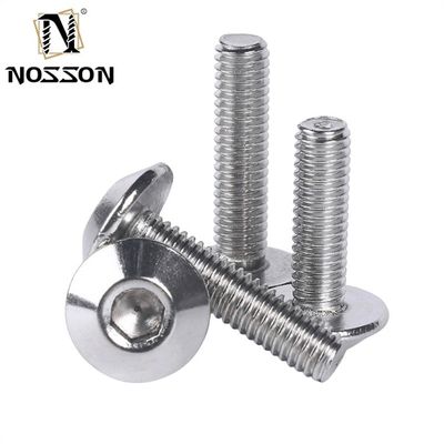 Sistema de medição métrica de aço M5 M6 cabeça de guarda-chuva parafuso de tomada hexadecimal com eficiência padrão ANSI