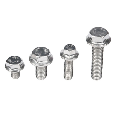 Parafusos de carroço de aço inoxidável de acabamento de zinco super duplex SAF2205 2507 A286 Phillips Drive Hex Head Flange Bolto DIN6921