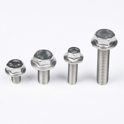 Parafusos de carroço de aço inoxidável de acabamento de zinco super duplex SAF2205 2507 A286 Phillips Drive Hex Head Flange Bolto DIN6921