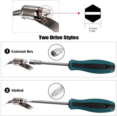 Clamps de mangueira de propósito geral de 16-300mm personalizados para mangueira e tubo firmes 3 polegadas 65-89mm aço inoxidável 304