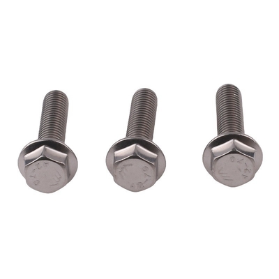 Sliver aço carbono óxido negro hex flange parafuso meio fio DIN6921 aço inoxidável padrão 4.8 8.8 10.9 12.9 com acabamento de zinco