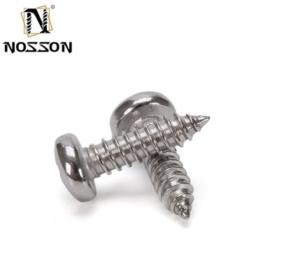 M2.5 DIN7981 H parafusos de encaixe de panela em reboque cruzado com acionamento Phillips tipo C em aço inoxidável