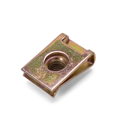 Indústria de aço M4-M10 Filamento de precisão de aço inoxidável Metal U Clip Nut em acabamento simples para necessidades OEM de precisão