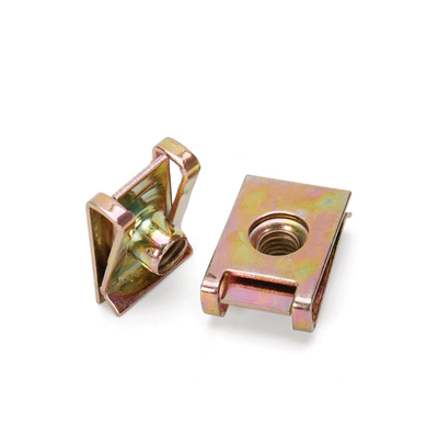 Indústria de aço M4-M10 Filamento de precisão de aço inoxidável Metal U Clip Nut em acabamento simples para necessidades OEM de precisão