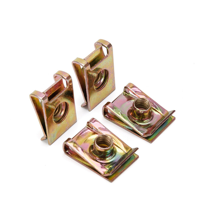 Indústria de aço M4-M10 Filamento de precisão de aço inoxidável Metal U Clip Nut em acabamento simples para necessidades OEM de precisão