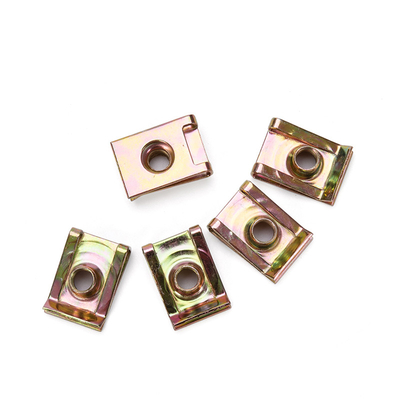 Indústria de aço M4-M10 Filamento de precisão de aço inoxidável Metal U Clip Nut em acabamento simples para necessidades OEM de precisão