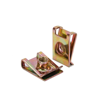 Sistema de medição Métrico Custom de aço inoxidável Q312 Tipo B M4 M5 M6 M8 U Spring Clip Nut para Leaf Plate Spring Nut