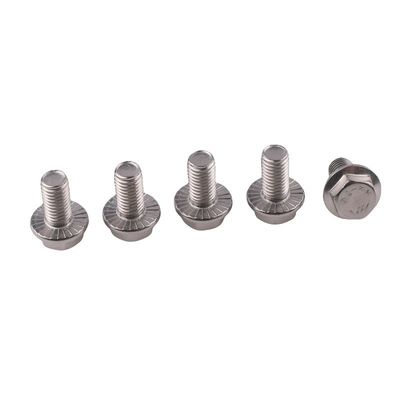 DIN padrão Industrial Serrated Titanium Hexagon Flange Bolt m6 m10 m12 para Boltos de Carro