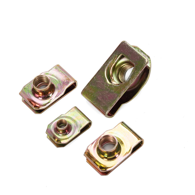 Acessórios de tratamento de água OEM Precision Nut Metric Measurement System M4 M6 M8 M10 U-Shaped Spring Clip Nut for Automotive