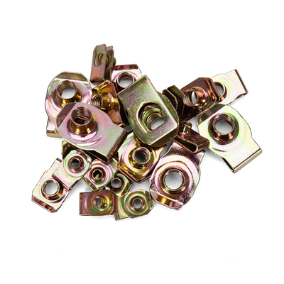Acessórios de tratamento de água OEM Precision Nut Metric Measurement System M4 M6 M8 M10 U-Shaped Spring Clip Nut for Automotive
