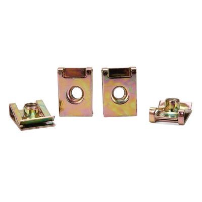 Acessórios de tratamento de água OEM Precision Nut Metric Measurement System M4 M6 M8 M10 U-Shaped Spring Clip Nut for Automotive