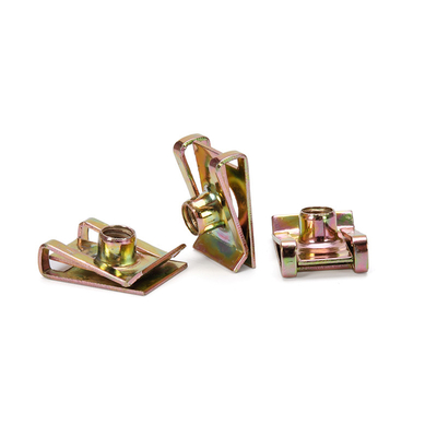 Cartucho de galvanizado de gás de petróleo Reed Car Nut Leaf Spring Bolt com porcas de clip óptico M3/M5 e cabeça hexagonal para sistema de medição métrico