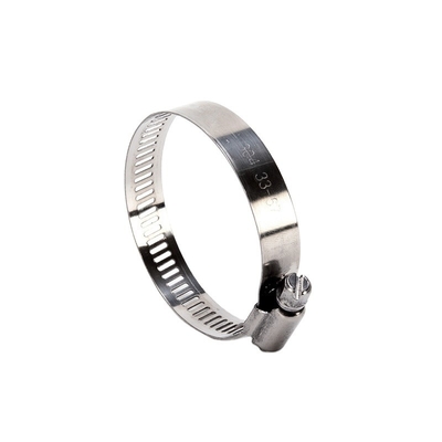 Zinc Finish Heavy Duty Clamp 4 polegadas 304 de aço inoxidável tubos de tubulação tubulação tubulação com Worm Gear Metric Measurement System 91-114mm Linha de combustível Cl