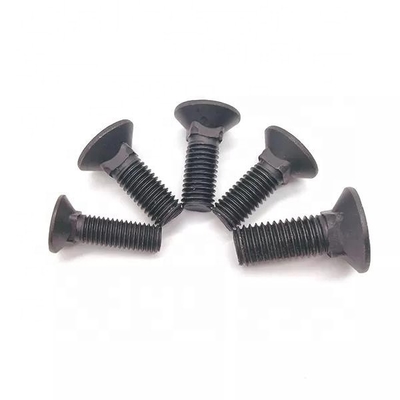 Sliver Grau 8.8 10.9 parafuso Din 603 607 605 ASME m8 m14 m16 parafuso e noz Quadrado pescoço cogumelo cabeça redonda parafuso