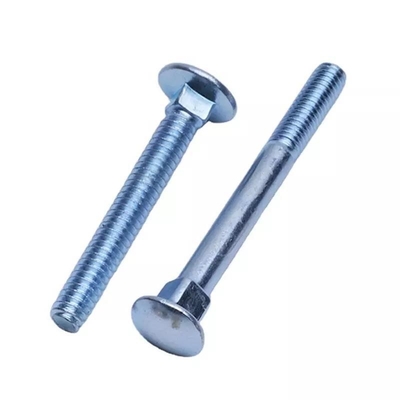 Sliver Grau 8.8 10.9 parafuso Din 603 607 605 ASME m8 m14 m16 parafuso e noz Quadrado pescoço cogumelo cabeça redonda parafuso