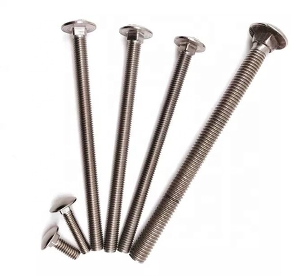 Sliver Grau 8.8 10.9 parafuso Din 603 607 605 ASME m8 m14 m16 parafuso e noz Quadrado pescoço cogumelo cabeça redonda parafuso