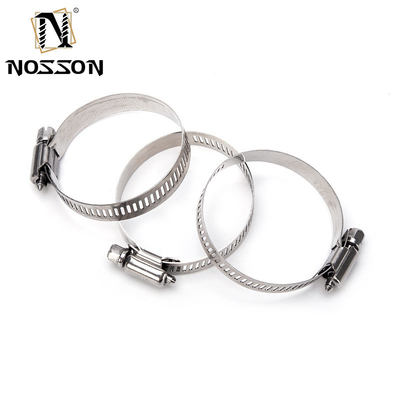 ODM suporte personalizado 304 aço 6 polegadas garganta para fixação de cabo mangueira grampos não padrão alemão tipo forte 16-300mm
