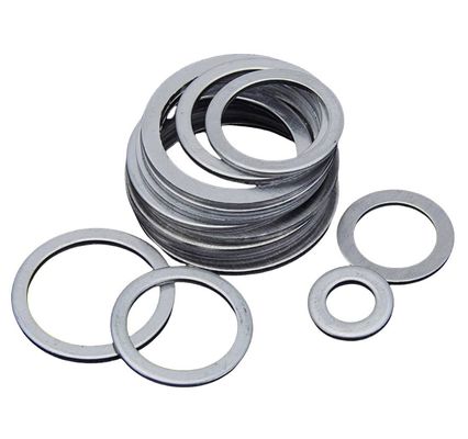 Indústria Automóvel M3-M30 Design personalizado de aço inoxidável 304/316 Flat Shim Washers com e acabamento preto