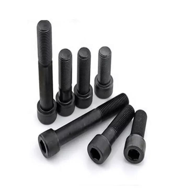 GB cabeça redonda métrica preto Hex Allen chave parafusos DIN 912 parafuso Full Thread Socket parafuso parafusos aço carbono 8.8/ 10.9/ 12.9