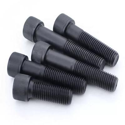 GB cabeça redonda métrica preto Hex Allen chave parafusos DIN 912 parafuso Full Thread Socket parafuso parafusos aço carbono 8.8/ 10.9/ 12.9