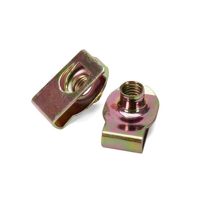 Sistema de medição métrica de cabeça hexagonal M4-M10 Zinco revestido de U Forma de Metal Clip de Primavera Nut Metal U Nut