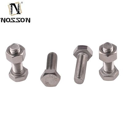 Solução de fixação de automóveis GB padrão M8 M10 Ferramenta de fio completo de aço inoxidável com acabamento liso revestido de zinco