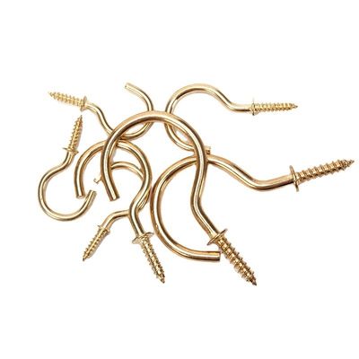 Dimensões personalizadas M8 Parafusos de Olho Preto Final SS316 Lag Serpente Olhos Abertos Gancho Pins Parafusos Metal Longo Aço Inoxidável Ovelha Soldada 45mm