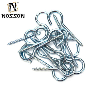 Dimensões personalizadas M8 Parafusos de Olho Preto Final SS316 Lag Serpente Olhos Abertos Gancho Pins Parafusos Metal Longo Aço Inoxidável Ovelha Soldada 45mm