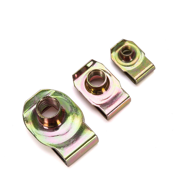 Hexagonal cabeça de aço inoxidável Primavera U-Nut Clip Nut Para M4-M10 fixação