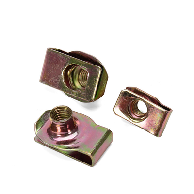 Hexagonal cabeça de aço inoxidável Primavera U-Nut Clip Nut Para M4-M10 fixação
