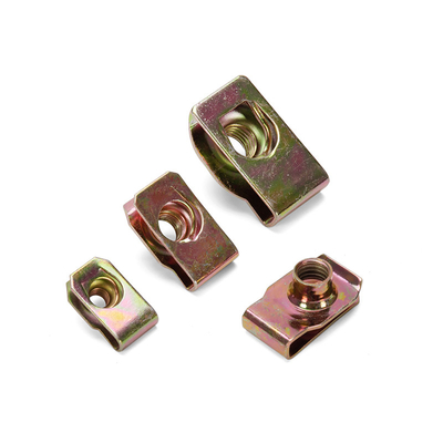 Hexagonal cabeça de aço inoxidável Primavera U-Nut Clip Nut Para M4-M10 fixação