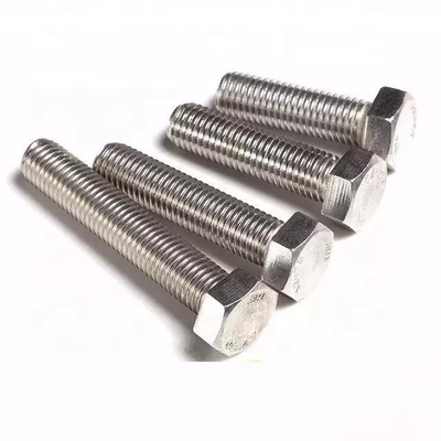 Sistema de medição métrico M6-M36 M10 Lavadora de porcas de parafusos hexadecimal preto DIN933 8.8 12.9 Grau de acabamento TINTO AZUL para fabricação