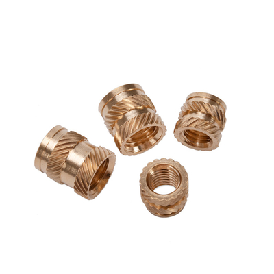 Nozes de inserção de fio de latão moído para nozes de chamas de plástico M3 M4 M5 M6 M8 M10 M12 1/4 3/8 5/16 GB