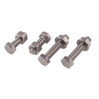 Aço inoxidável ANSI/ASME M8 Hex Head Bolt Grade 4.8/ 8.8/ 10.9/ 12.9 Half Thread Bolt And Nut Pernos Din 931 Finish de zinco