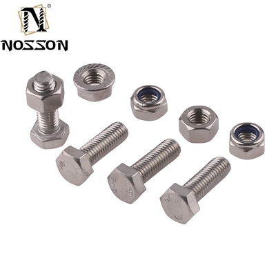 Aço inoxidável ANSI/ASME M8 Hex Head Bolt Grade 4.8/ 8.8/ 10.9/ 12.9 Half Thread Bolt And Nut Pernos Din 931 Finish de zinco