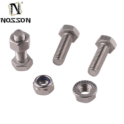 Aço inoxidável ANSI/ASME M8 Hex Head Bolt Grade 4.8/ 8.8/ 10.9/ 12.9 Half Thread Bolt And Nut Pernos Din 931 Finish de zinco