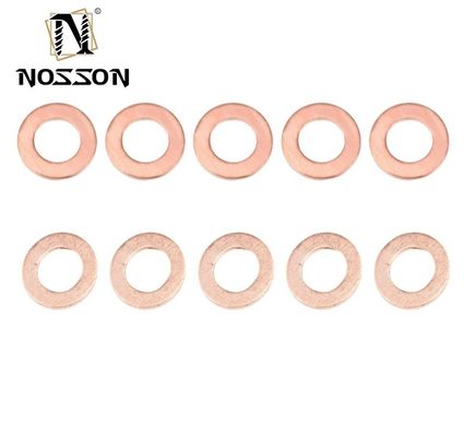 Lavadora de cobre vermelha personalizada de mineração Lavadora plana de latão de metal fino M3 M4 M5 M6 M8 M10 M12 M14 M16 M18 M20 M22 M24 M27 M30